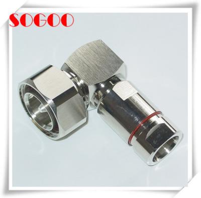 China Precision 7/16 DIN Right Angle Coaxial Connector For 1/2