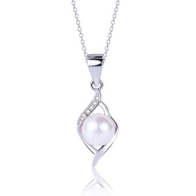 China CLASSIC Pearl Necklaces Women Wedding Party Accessories Luxury Female Pendant Elegant Aesthetic Jewelry Chic Gift for sale