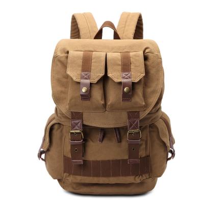 China Batik Multi-Function Canvas Retro Style DSLR Camera Bag Backpack Outdoor Photo Bag For Nikon Canon Sony DSLR Camera for sale