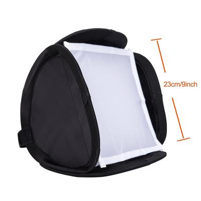 China 23*23Cm Photography Camera Photo Studio Light Box Foldable Light Reflective Soft Flash Cover Soft Diffuser Softbox for sale