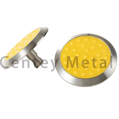 China Stainless Steel Modern Blind Tactile Tile Indicator Warning Stud, Brass TPU ABS Plastic Tactile Indicator Stud for sale