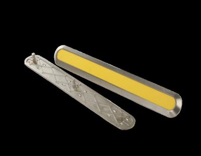 China 316 Stainless Steel Modern Yellow Tactile Outdoor Walking Indicator Strip for sale