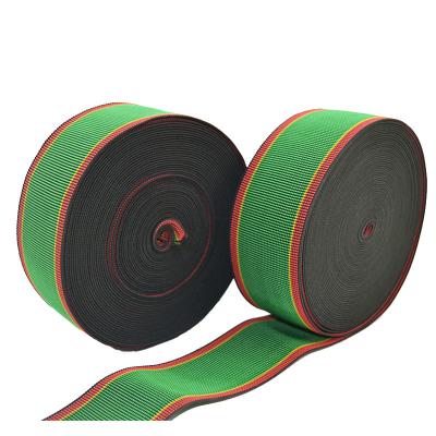 China Width High Tenacity High Tenacity 71mm Elastic Webbing For Sofa for sale