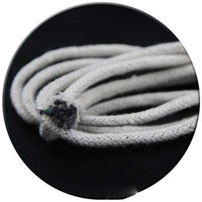 China Sofa 3mm / 4mm / 5mm / 6mm Braided Core Round Dressed Thick Cotton Rope for sale