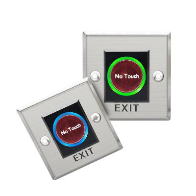 China Waterproof / Waterproof NISEC No Touch Indoor and Outdoor Exit Exit Button Waterproof Button for Access Control System for sale