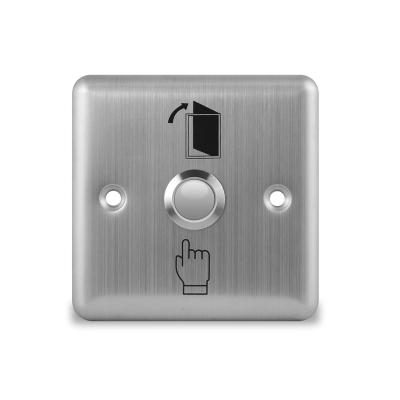 China Waterproof / Waterproof NISEC E-08 Push Exit Button For Access Control System With Metal Hardware for sale