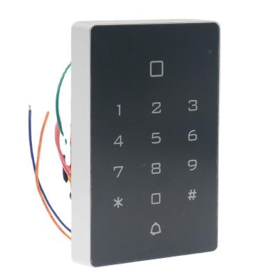 China Wholesale 12-24V Temperature Measurement DC Nisec Rfid Desktop Metal Touch Keypad Waterproof Access Control T-K121T for sale