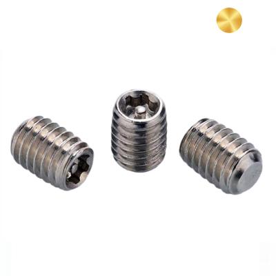 China Flat Top 304 Stainless Steel Safety Good Quality Torx Screw Insert Torx Head Set Screw For Industry Use for sale