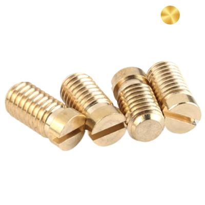 China China Machining Flat Screw Manufacturer Custom Slotted Brass Non Standard Set Screws for sale