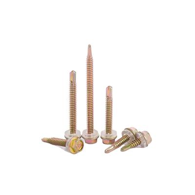 China Wholesale Price Self Drilling Screw Pan Yellow Galvanized Chipboard Yellow Chipboard Screws for sale