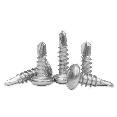 China General Industry Stainless Steel Industry Phillips Cross Self Knob Self Head Drilling Screw Flat Head Drill Screw for sale