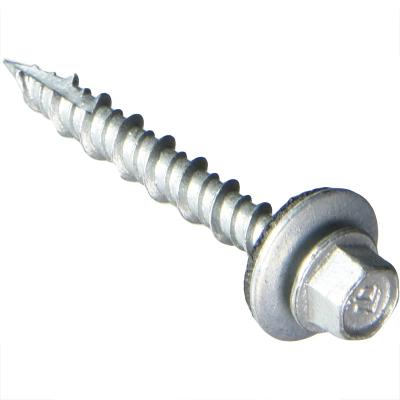 China General Industry Self Tapping Hex Head Screws Wood Roofing Screws With Rubber Gasket For Wood for sale