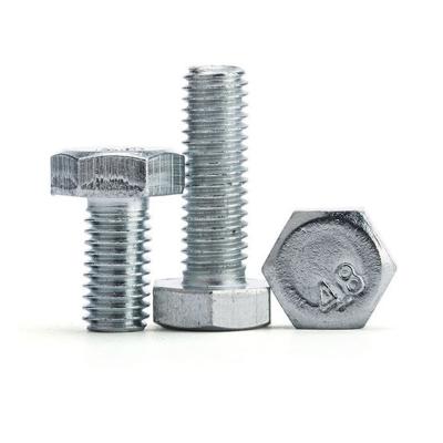 China High Quality DIN933 Electrical Equipment Galvanized Hex Head Bolt for sale