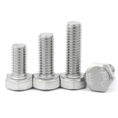 China DIN931 / DIN933 Electrical Equipment Hex Bolt And Nut Hex Cap Steel Screw Bolt for sale