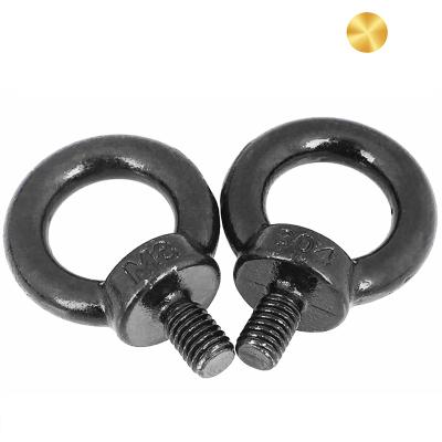 China Black Electric Oxide DIN580 M12 Ring Screw Hardware Fasteners Lifting Machine Screws Made in China High Quality with Affordable Price for sale