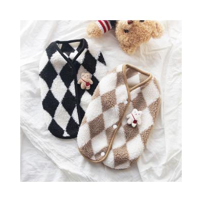 China Stocked Purrini OEM ODM Clothes Soft Cotton Dog Sweater Pet Clothes Sweaters Fashion Jacket Designer Pet Sweater Luxury Winter Warm Coat for sale