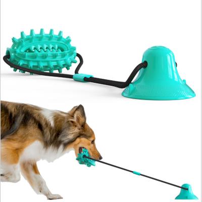 China Wholesale Pet Purrini Plush Chew Rubber Goods Rope Interactive Stored Interactive Squeaky Cleaning Indestructible Tooth Set Pet Toys For Chewing for sale