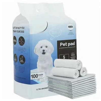 China Proof Waterproof Training Stocked Mats Pet Urine Leakage Pad Pee Dog Puppy Diaper Toilet Absorbent Disposable Potty Pad Purrini OEM ODM Pet for sale