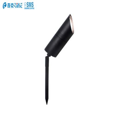 China Outdoor waterproof IP65 theme park led spike light gu10 /G5.3/ cob10w led landscape lamps flood light black for sale