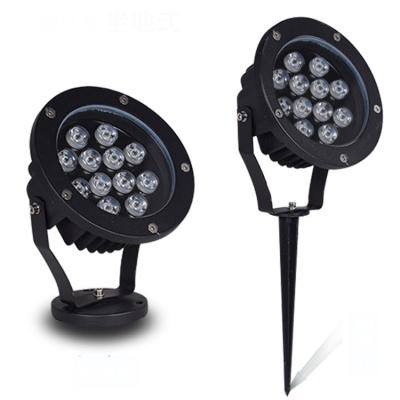 China Energy saving 12v 12w 15w RGB LANDSCAPE led spike light led garden light with CE approved for sale