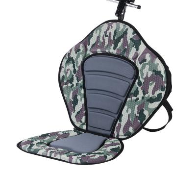 China Polyester EVA Kayak Seat Cushion With Adjustable Straps Comfortable Boat Seat Protection With Backrest Padding for sale