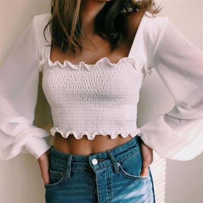 China X00100V 2020 Viable Women Fashion Casual Crop Tops for sale