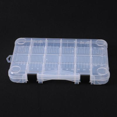 China BSCI Plastic Factory Wholesale OEM ODM High Quality Transparent 24 Compartments Can Be DIY Plastic Fishing Tackle Box Offer To ALDI for sale