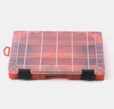 China Plastic Tuff Tainer, OEM Outdoor Fishing Tackle Tray Box, Includes 8 Zerust Dividers, 10 Compartments for sale