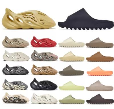 China Cushioning Foam Slipper Stone Sage Vermilion Sand Gray Moon Top Quality MX Skim Clay Men Women YEEZY Slides for sale