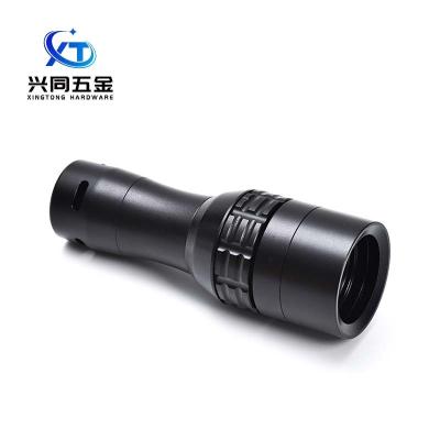 China CNC Electronic Machining Parts Flashlight Shell Turnings Parting for sale