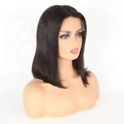 China Wholesale Straight Bob Lace Closures Wigs Lace Frontal Hair 5x5 HD Lace Closure Lead 100% Transparent Wig for sale