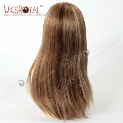 China 16 Inch Straight Virgin Human HairJewish Wig for sale