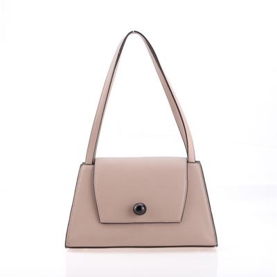 China Custom Fashion \Logo Women Pu Leather Small Comfortable\durable OEM Handbag Shoulder Handbags Wave Below Bags for sale