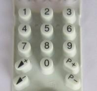 China Silk Screen Printing Silicone Button Numeric Keypad Silicone Rubber Mold for sale