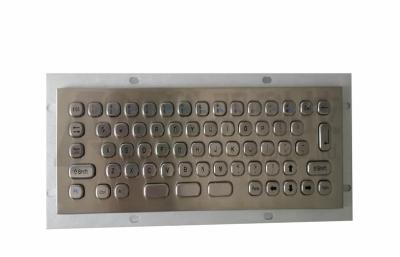 China Teclado industrial del metal IP65 mini con la superficie cepillada NEMA4 en venta