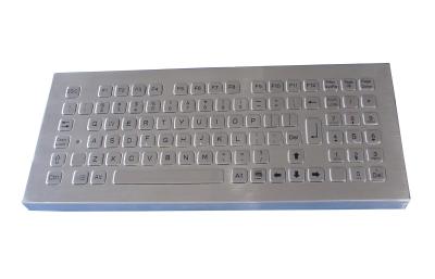 China IP65 dynamic vandal proof stainless steel desktop industrial pc keyboard with functional keys and numeric keypad for sale