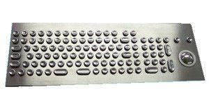 China 106 Keys Kiosk Metal Keyboard, Industrial Computer Keyboard Customized for sale