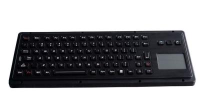 China 102 Keys USB Silicone Industrial Keyboard With Touchpad Waterproof , DC 5v for sale