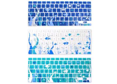 China Waterproof Silicone Keyboard Covers For Apple Macbook 13 Inch / 15 Inch Sea World for sale