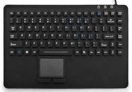 China IP68 87 Tasten wasserdicht Silikon-Tastatur mit integriertem Touchpad SKB-87-TP zu verkaufen