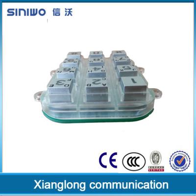 China 12 Keys Pretty Backlit Metal Keypad Manufacturer for sale