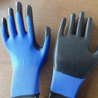 China 13Guage Zebra U3 Polyester+Nitrile Gloves-Work Gloves-Safety Gloves-ZHX-1120/1121 for sale