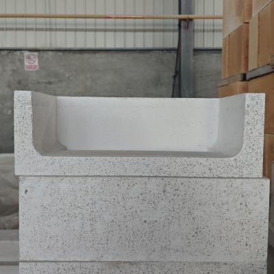 China Bulk Customized Aluminum Alumina Silicate Fire Brick For Glass Kiln Rotary Kiln for sale