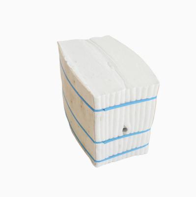 China High Quality High Alumina White Aluminum Silicate Heating Insulating Fibre Heater Furnace Fireproof Fiber Blanket Refractory Insulation Ceramic Fiber Module for sale