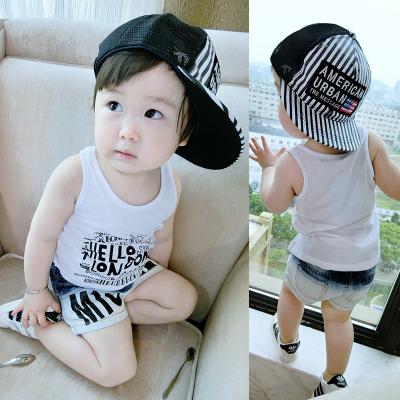 China Breathable Wholesale Bulk New Kids Style Custom Letter Printing Summer Clothes Invest for sale