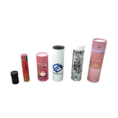 China Recycled Materials Skin Care Custom Cosmetic Round Cosmetic Packaging Box With Hot Stamping Custom Ampoules Packaging Box for sale