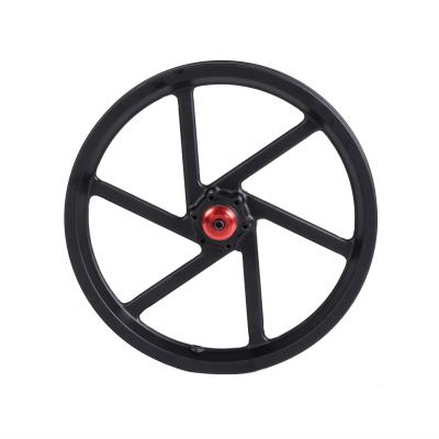 China Mountain Bikes Once Die-Casting 16 Inch Magnesium Alloy Electric Mountain Bike Wheels For 1.75-2.5 Inch Tires for sale