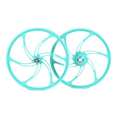 China Mountain Bikes One Time Die Casting 24 Inch Magnesium Alloy Tire Electric Bike Wheels Fat For 1.75-2.5 Inch Tires for sale