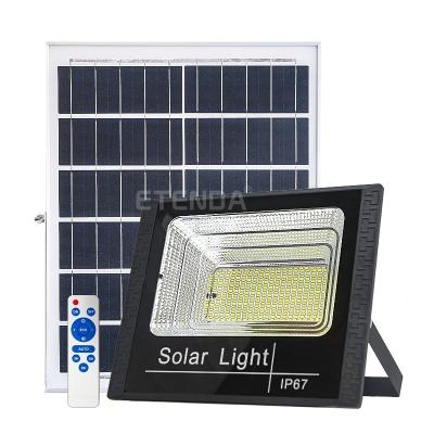 China Theme Park High Brightness IP67 Waterproof Solar Led Lights 100W 200W 300W Solar Led Light For Garden for sale