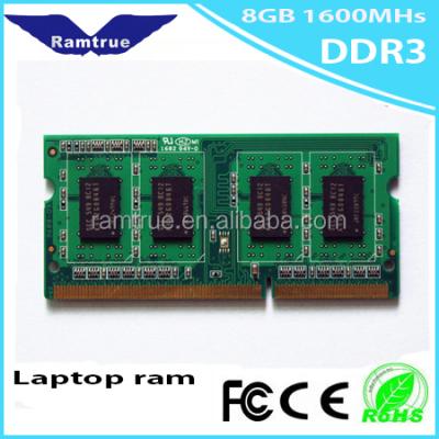 China 100% Compatible Direct Laptop 8GB RAM Manufacturers DDR3 1600 Professional Memory for sale